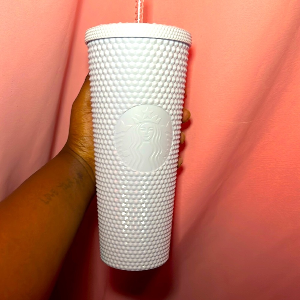 Starbucks white spike 24oz cup